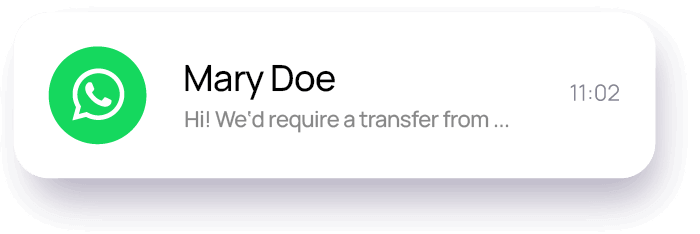 Chat Anfrage Maria Musterfrau